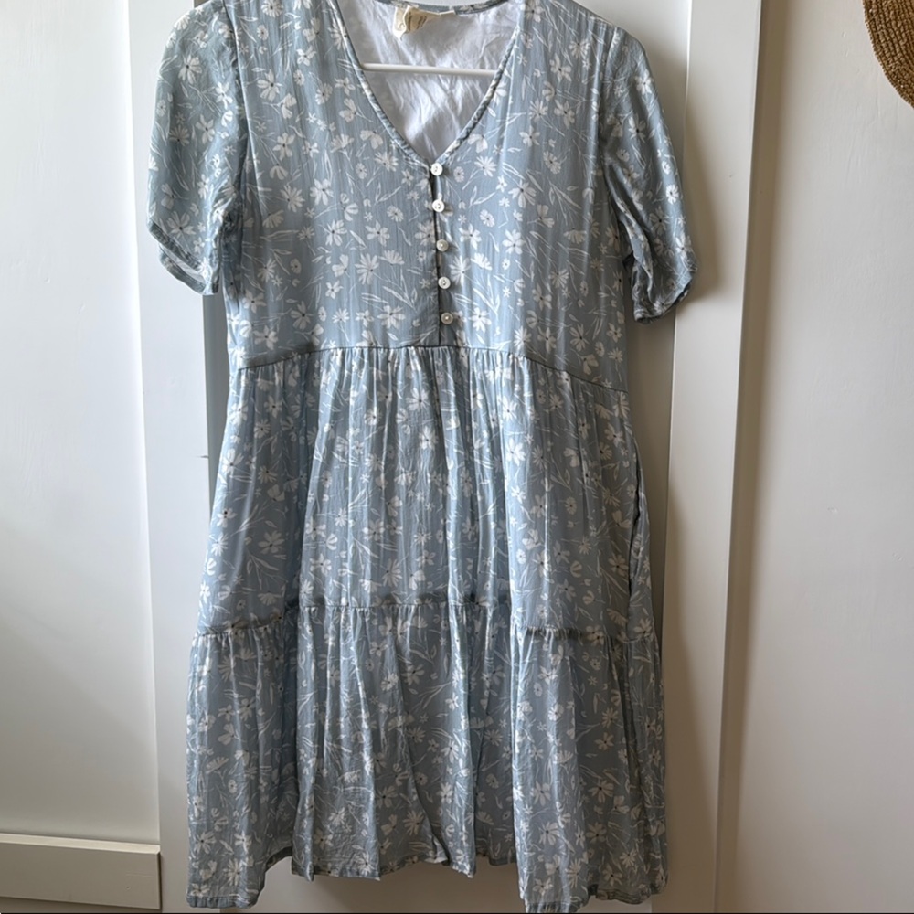 Floral Button-Down Dress